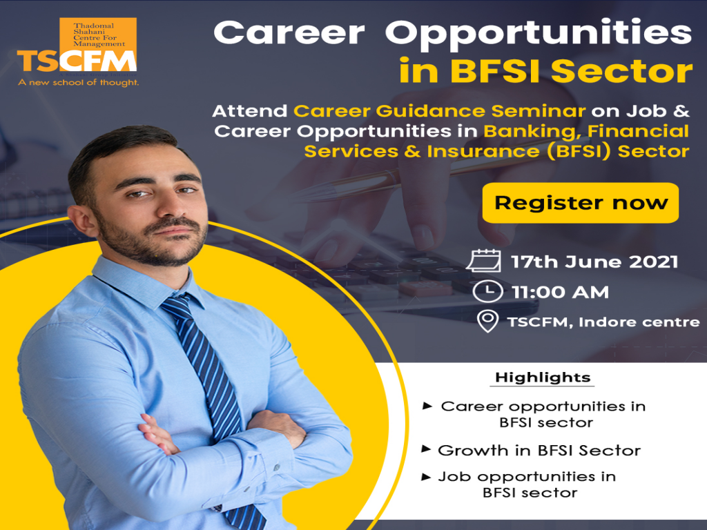 Career opportunities in BFSI sector