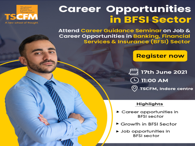 Career opportunities in BFSI sector