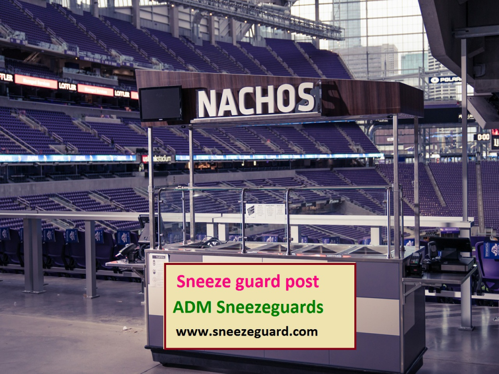 Sneeze Guard Post Is The Pilar Of Sneeze Guard