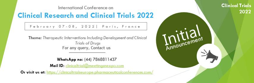 12th International Conference on  Clinical Research & Clinical Trials