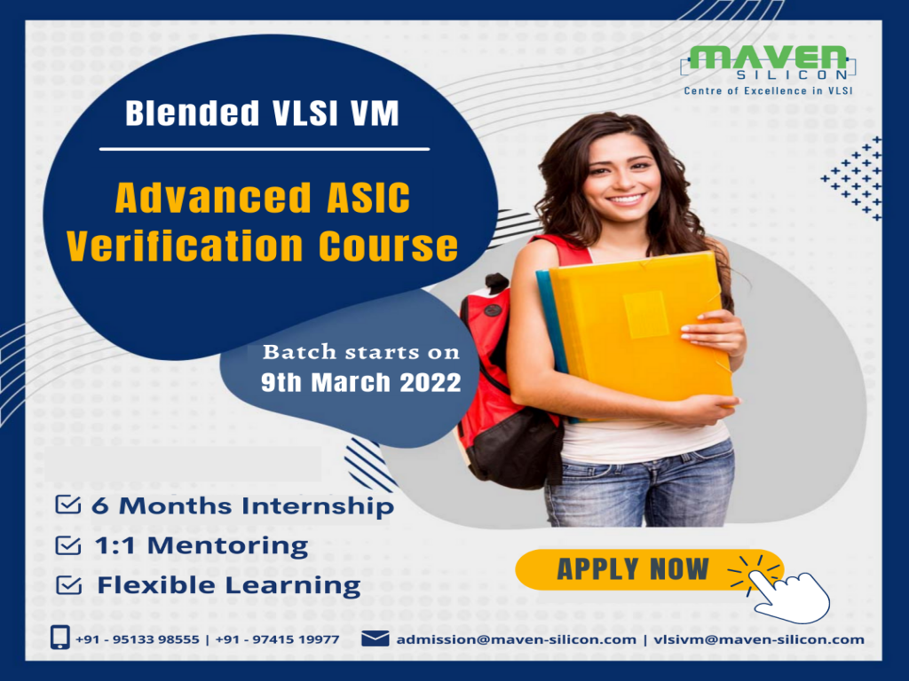 Blended Advanced ASIC Verification Course - March 2022
