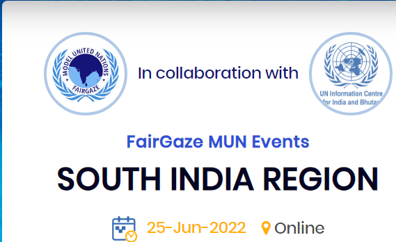 FairGaze MUN Events SOUTH INDIA REGION