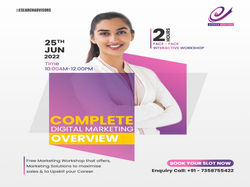 2 hours Interactive Digital Marketing Workshop