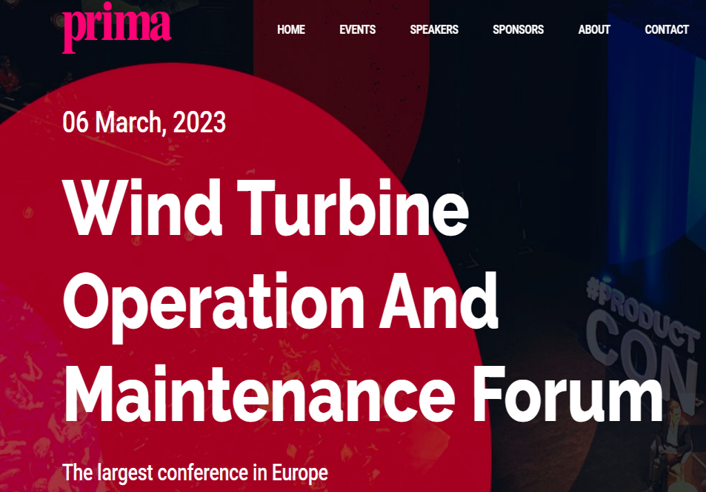 Global wind turbine operation and maintenance forum 6-7 march 2023
