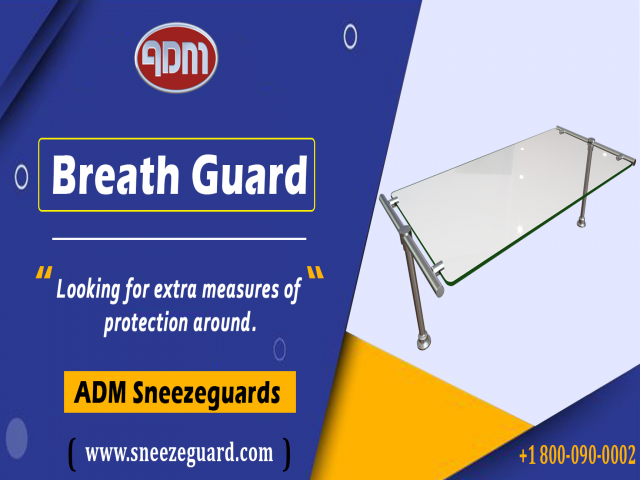 A Breath Guard To Has Clear Visibility In USA-ADM
