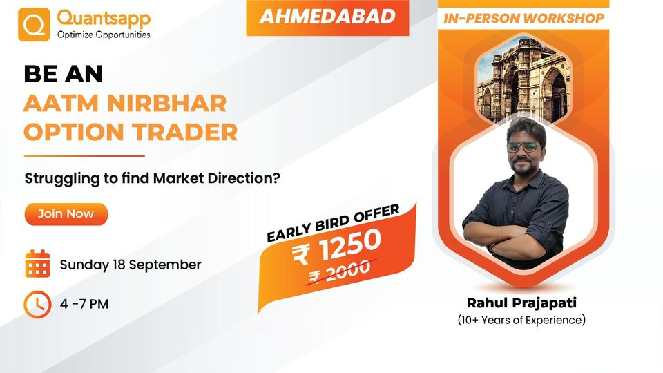 Be an AATM NIRBHAR Option Trader || 3-Hour In-Person workshop in Ahmedabad