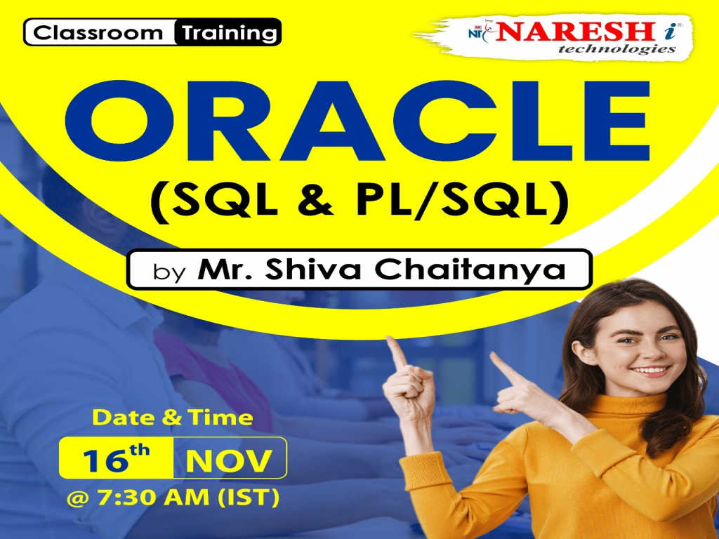 Free Demo On Oracle by Mr. Shiva Chaitanya.- NareshIT