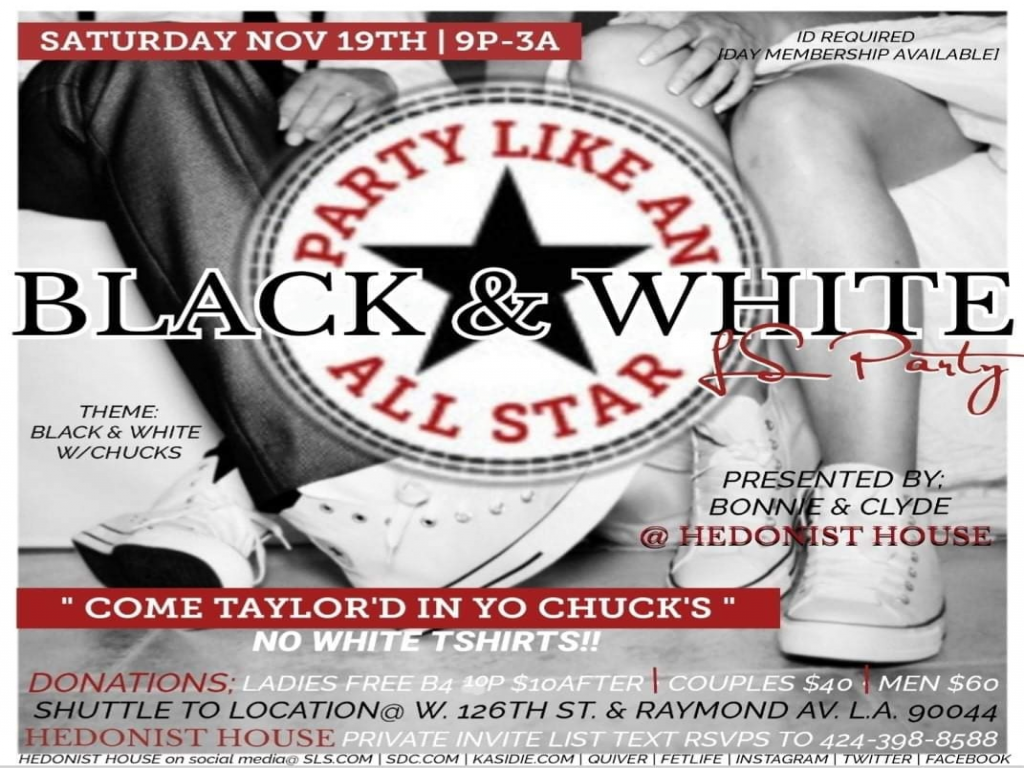 Hedonist House Upcoming Event