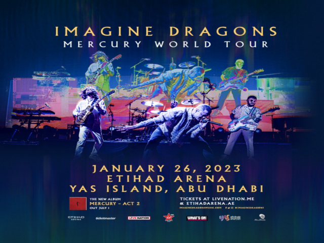 Imagine Dragons: Mercury World Tour 2023 - Buy Tickets- Etihad Arena