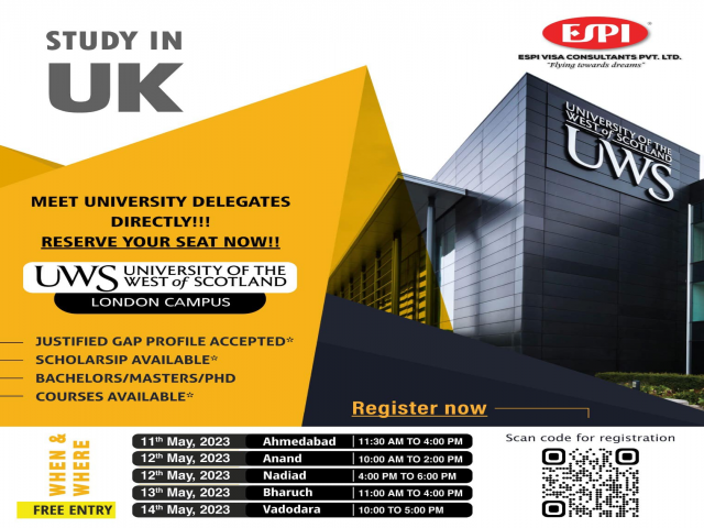 Apply for Admission to UWS London and Study in UK without IELTS