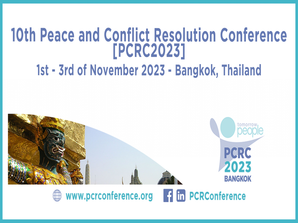10th Peace and Conflict Resolution Conference [PCRC2023]