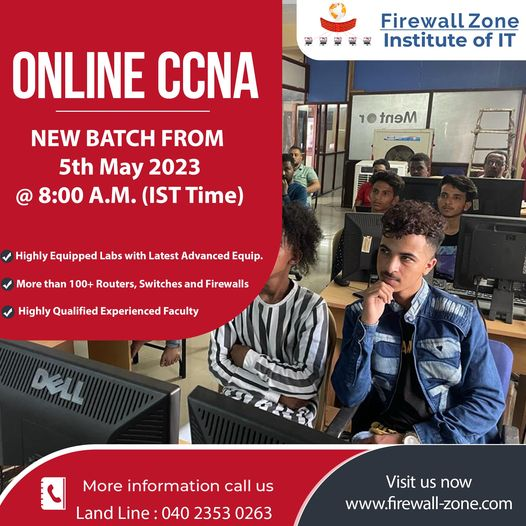 Cisco CCNA Routing and Switching Training Program at Firewall Zone Institute
