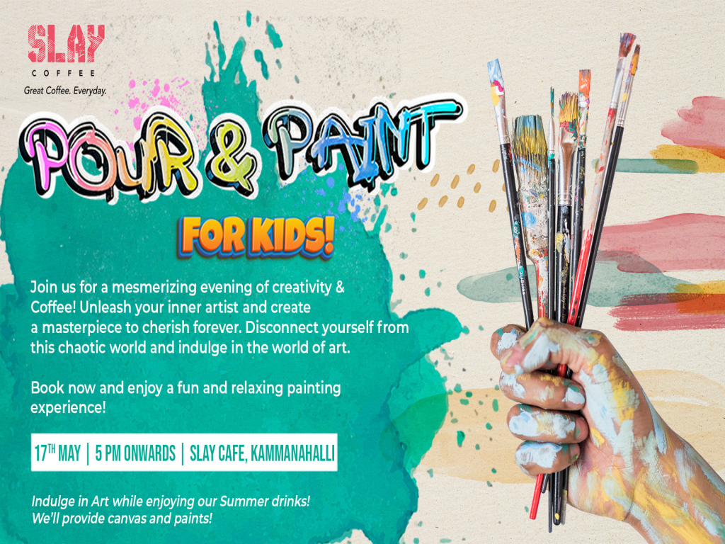 Pour & Paint for kids!