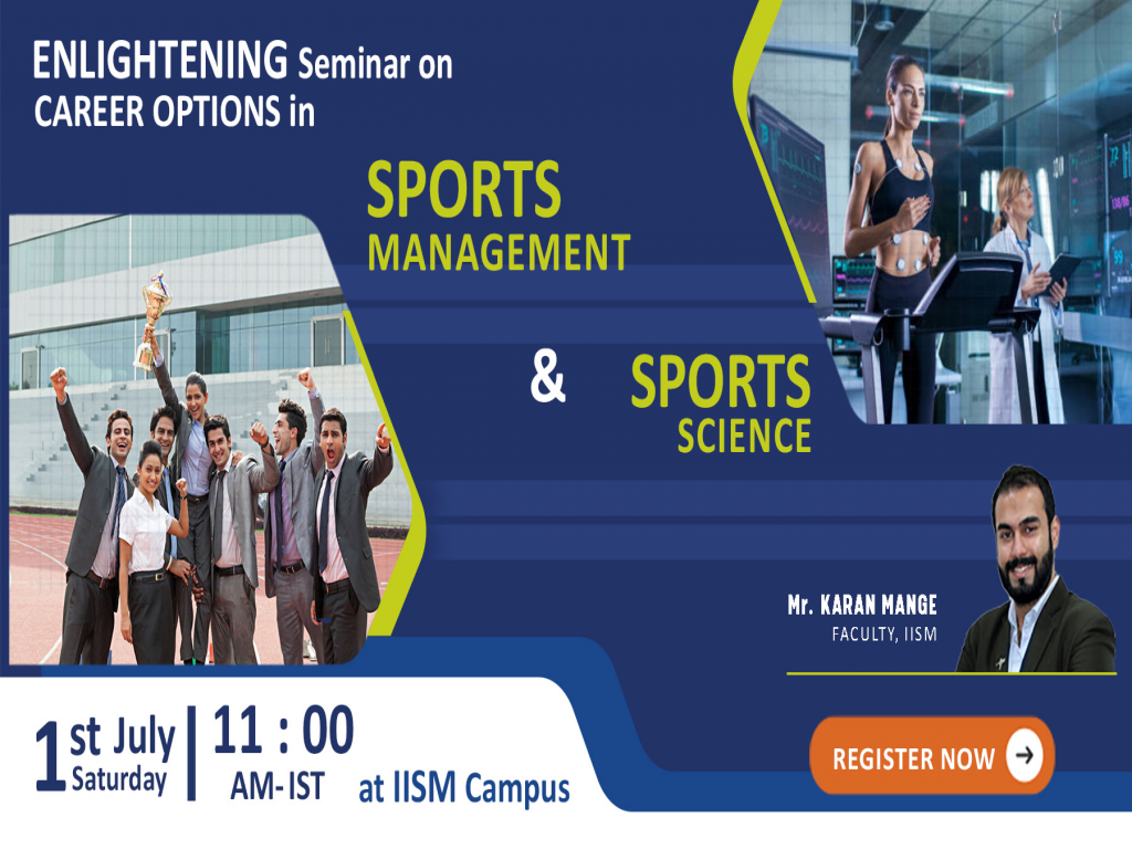 Seminar on Career Options in Sports Management & Sports Science on 1st July 2023
