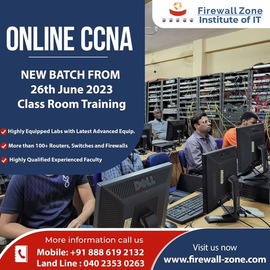 Cisco CCNA Routing and Switching Training Program at Firewall Zone