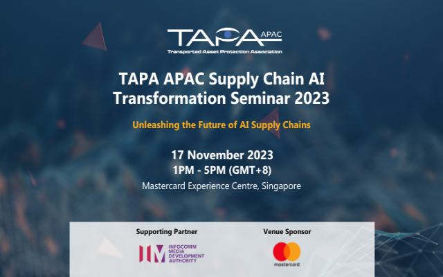 TAPA APAC Supply Chain AI Transformation Seminar 2023