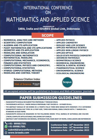 International Conference on Mathematics And Applied Science