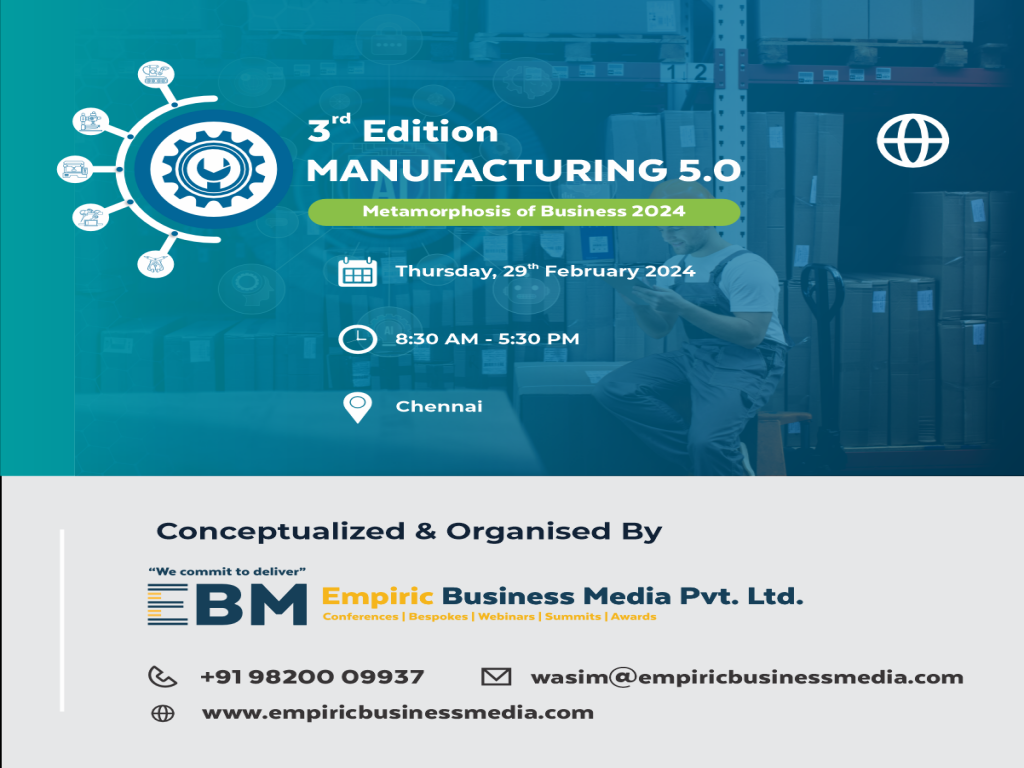 Manufacturing 5.0 : Metamorphosis of Business