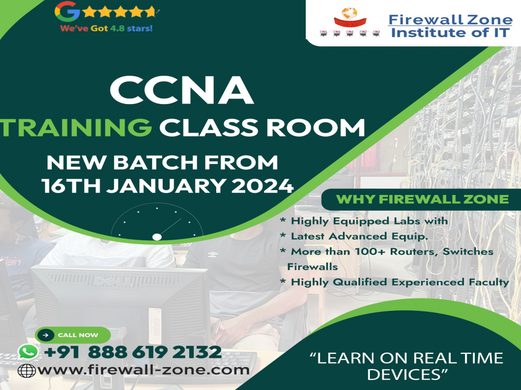CCNA Routing and Switching Training Program in Hyderabad Starts on 16th January