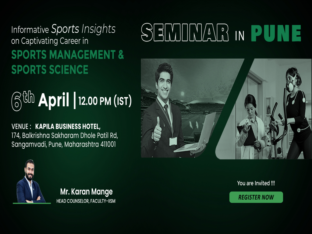 Seminar on Career Guidance in Sports Management & Sports Science!