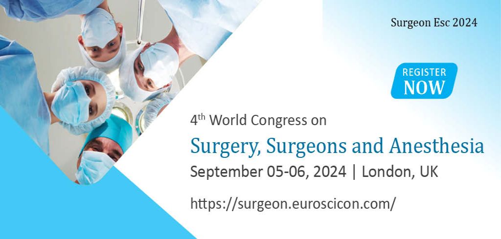 4th World Congress on Surgery, Surgeons & Anesthesia