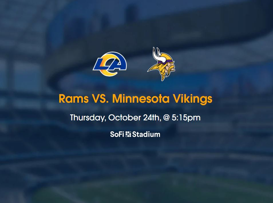 Rams VS. Minnesota Vikings tickets