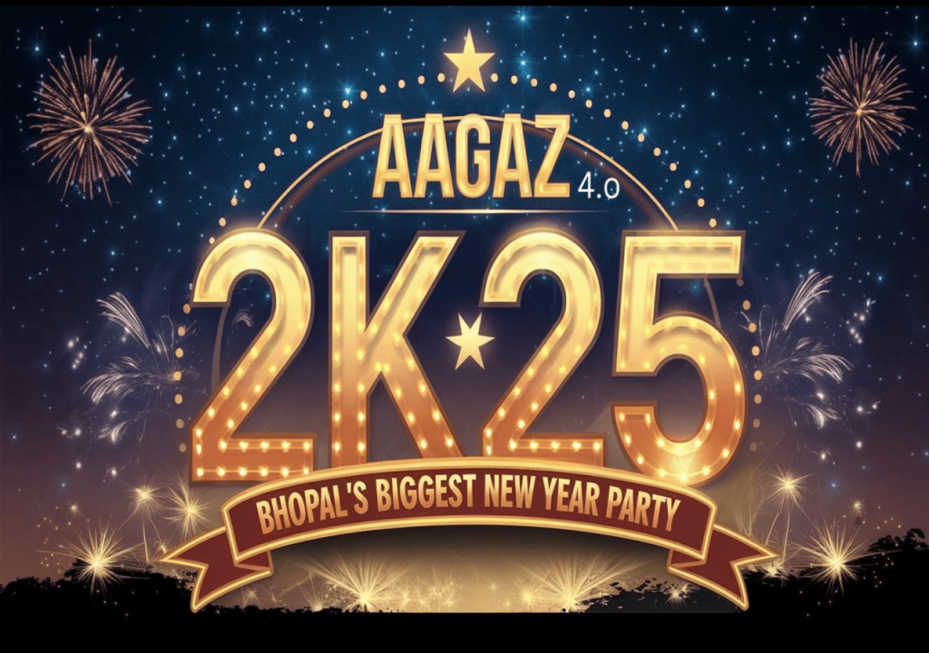 Aagaz 2k25 4.0 (Bhopal Biggest New Year Party) | NY2025