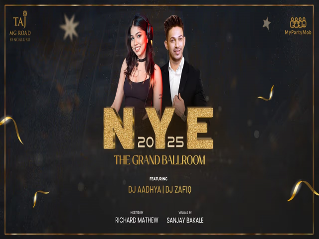 NYE 2025 at The Taj MG Road - The Grand Ball Room