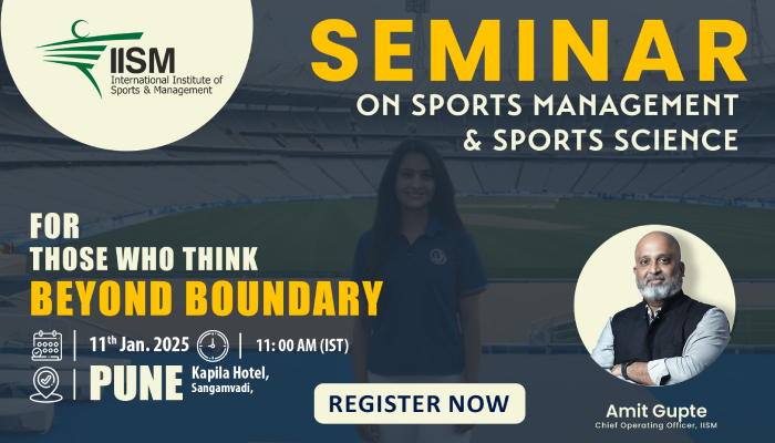 Seminar in Pune on Career Guidance in Sports Management & Sports Science!