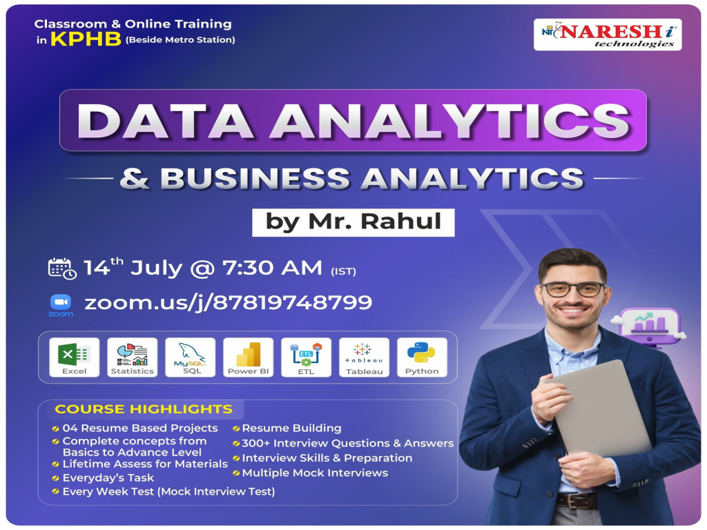 Data Analytics & Business Analytics - Free Demo