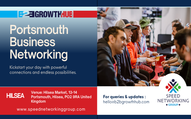 Portsmouth B2B Growth Hub Business Networking Event- 8th August 2025