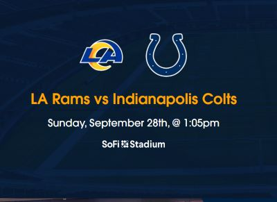 LA Rams vs Indianapolis Colts Tickets Sep 28th, 2025