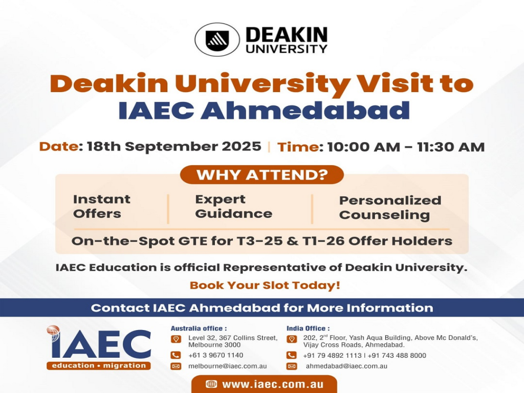 DEAKIN UNIVERSITY VISIT TO IAEC