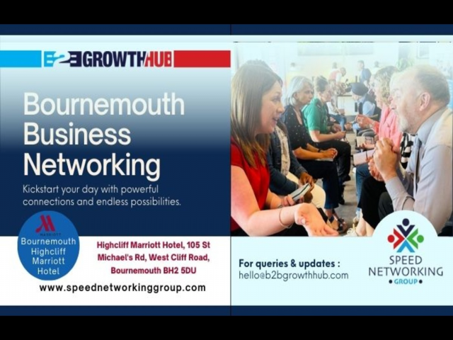 Bournemouth B2B Growth Hub Business Networking Event- 6th November 2025