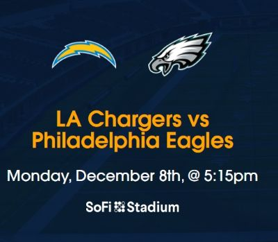 2025 LA Chargers vs Philadelphia Eagles Tickets