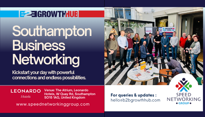 Southampton B2B Growth Hub Business Networking Event- 7th January 2026