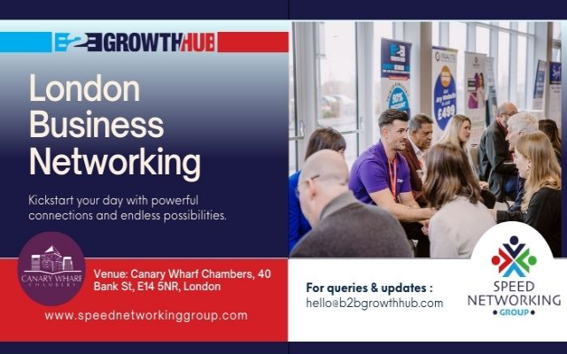 London B2B Growth Hub After Hours Networking Event- 9th January 2026
