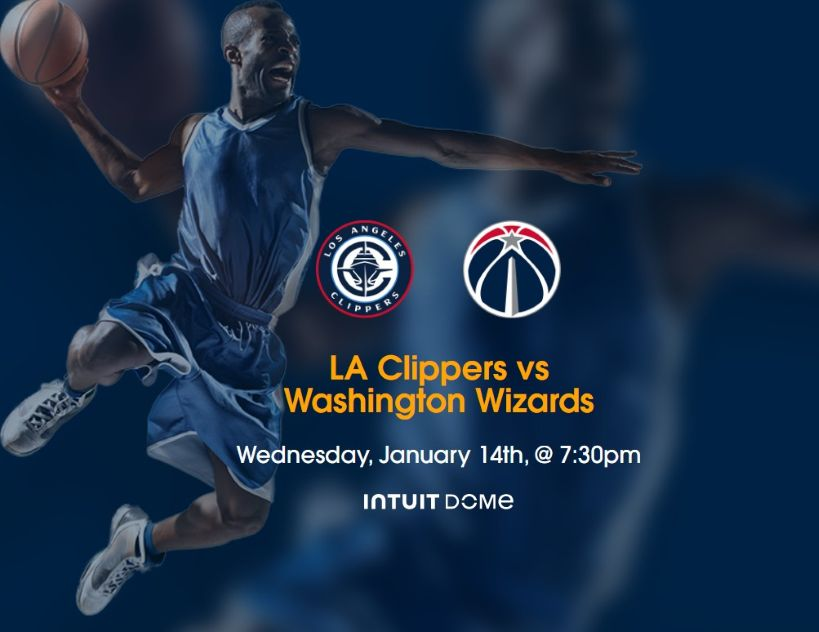 2026 LA Clippers vs Washington Wizards Tickets
