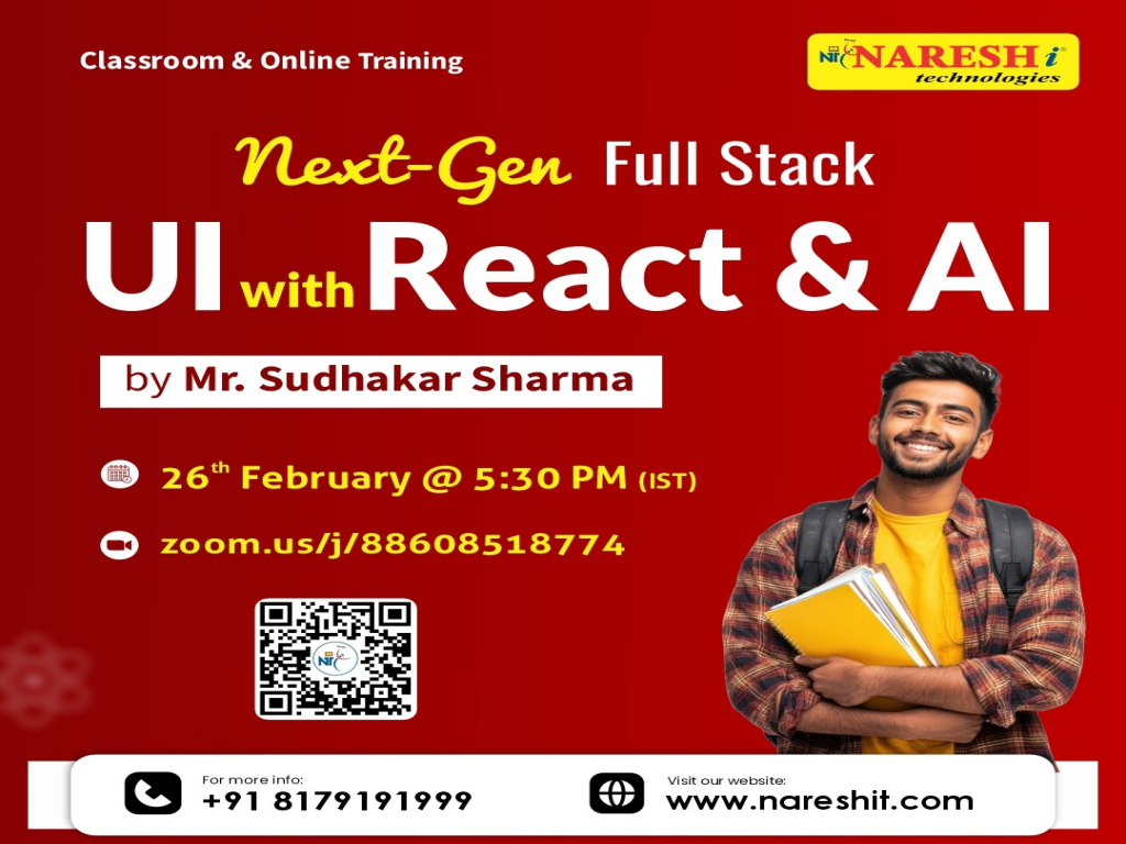 Next Gen Full Stack UI with React & AI Online Training