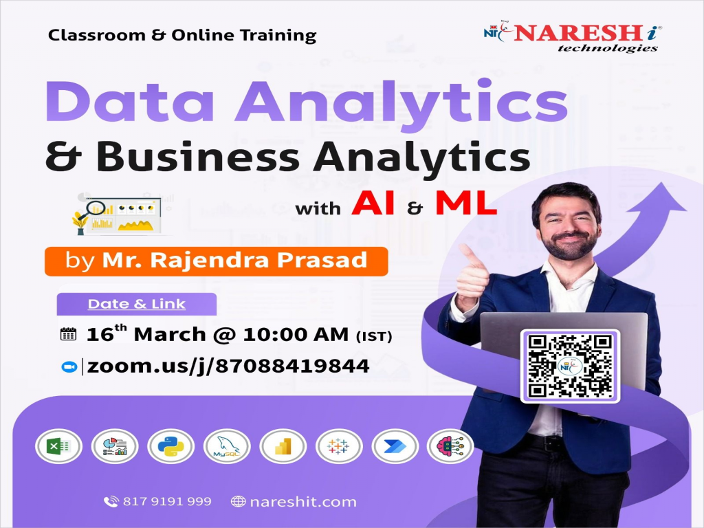 Data Analytics & Business Analytics with AI/ML Training in NareshIT