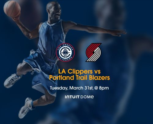 2026 LA Clippers vs Portland Trail Blazers Tickets