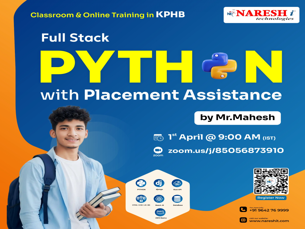 Python & Full Stack Python Cerification Course in NareshIT