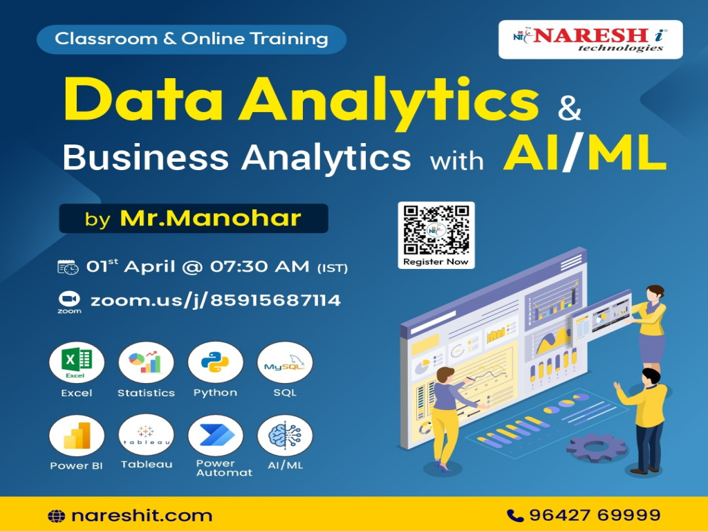 Data Analytics & Business Analytics with AI & ML Training -NareshIT