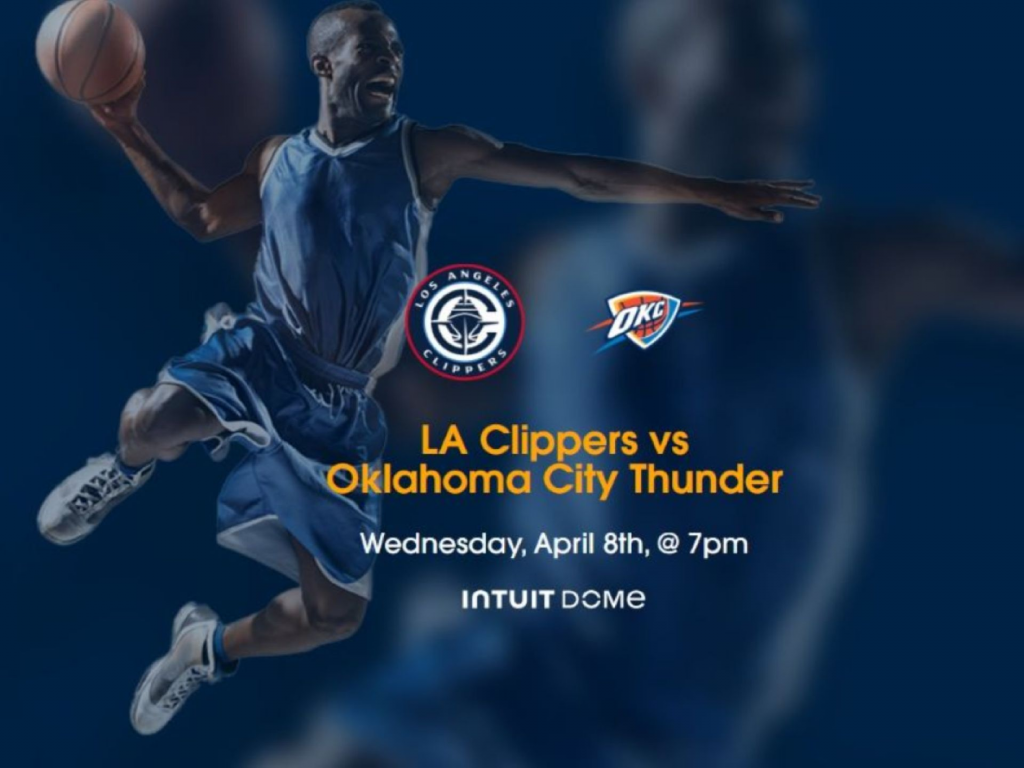 LA Clippers vs Oklahoma City Thunder Tickets Apr 8th, 2026