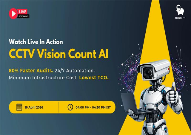 Live Demo of CCTV Vision Count AI for Warehouses