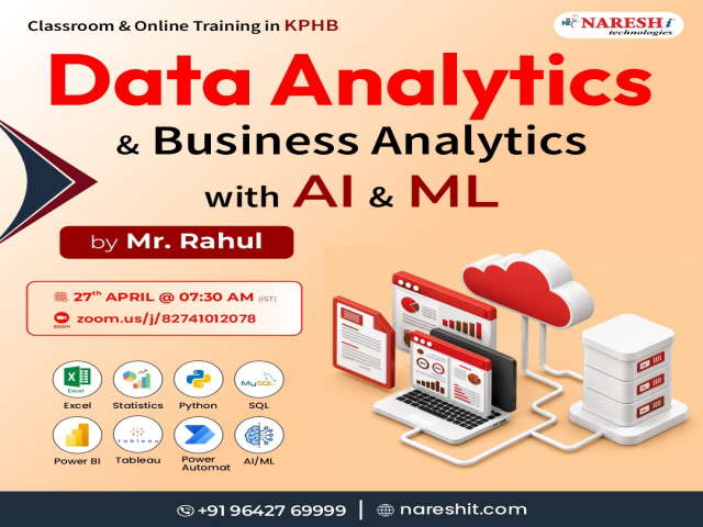 Build a career in Data Analytics & Business Analytics