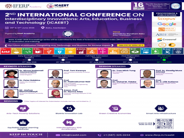 International Conference on Interdisciplinary Innovations: Arts, Education, Busi
