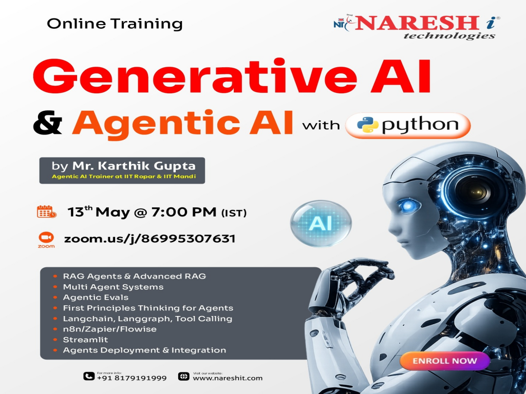 Step Into the Future with Generative AI & Agentic AI using Python!