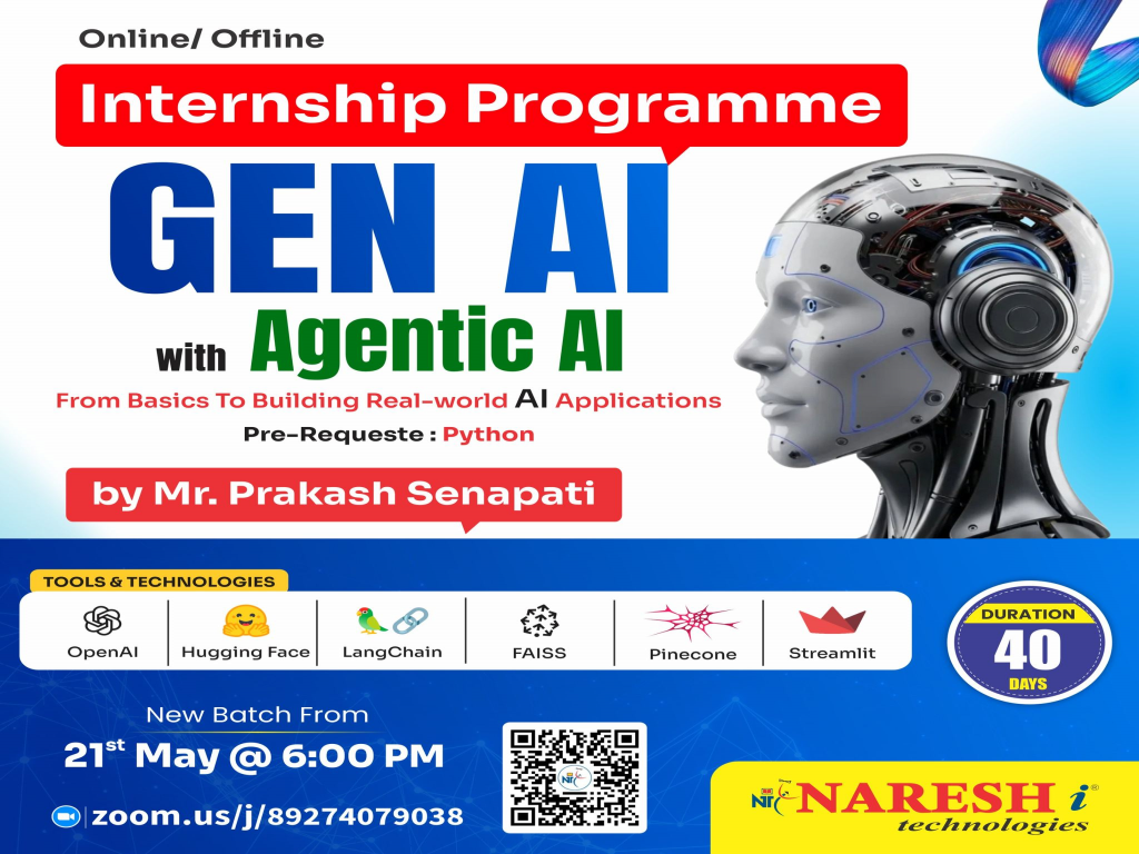 GEN AI with Agentic AI Internship Programme