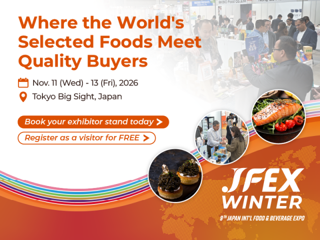 9th JAPAN INTERNATIONAL FOOD & BEVERAGE EXPO (JFEX Winter)